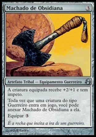 Machado de Obsidiana / Obsidian Battle-Axe