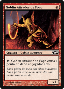 Goblin Atirador de Fogo / Goblin Fireslinger