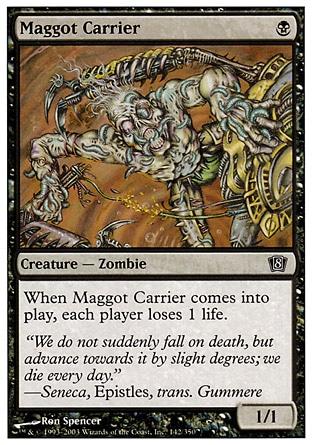 Portadores de Vermes / Maggot Carrier