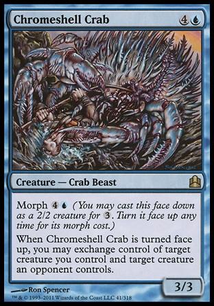 Caranguejo de Carapaça Cromada / Chromeshell Crab