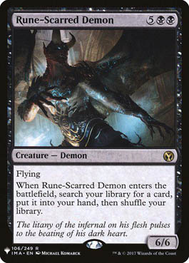 Demônio das Cicatrizes Rúnicas / Rune-Scarred Demon