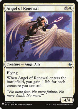 Anjo da Renovação / Angel of Renewal