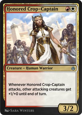Capitã de Safra Honrada / Honored Crop-Captain