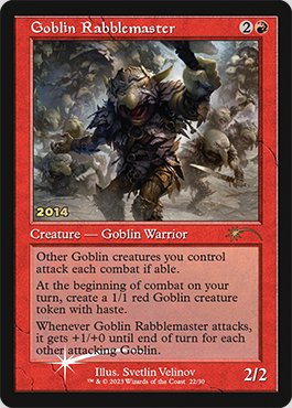 Goblin Líder da Plebe / Goblin Rabblemaster