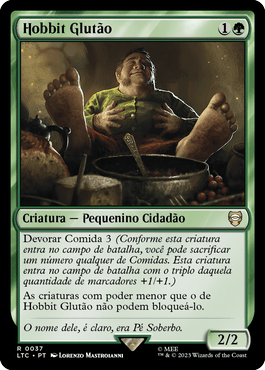 Hobbit Glutão / Feasting Hobbit
