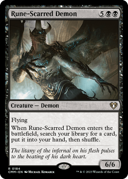Demônio das Cicatrizes Rúnicas / Rune-Scarred Demon