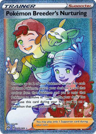 Cuidado dos Criadores de Pokémon / Pokémon Breeders Nurturing (#195/189)