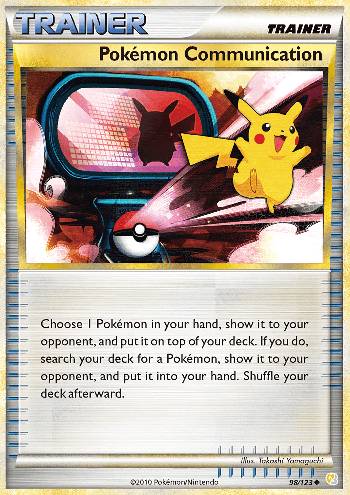 Comunicação Pokémon / Pokémon Communication (#98/123)