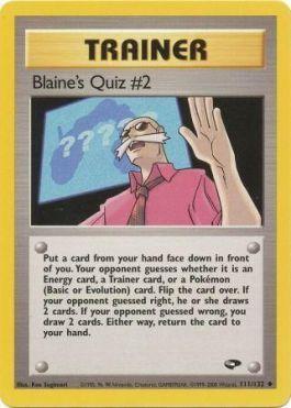 Blaines Quiz #2 / Blaines Quiz #2 (#111/132)