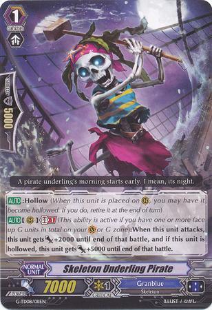 Skeleton Underling Pirate (#011)