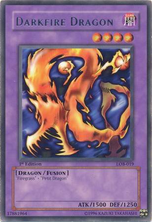 Dragão do Fogo Negro / Darkfire Dragon (#LOB-019)