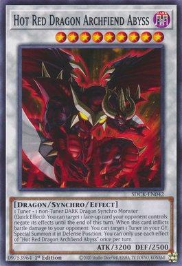 Abrasador Dragão Vermelho Arquidemônio do Abismo / Hot Red Dragon Archfiend Abyss (#HSRD-EN041)
