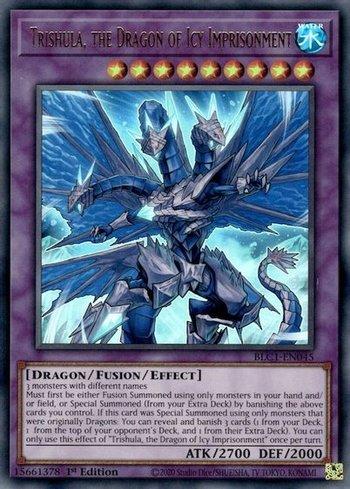 Trishula, o Dragão do Aprisionamento Gélido / Trishula, the Dragon of Icy Imprisonment (#BLC1-EN045)