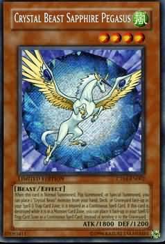 Fera Cristalina Pégaso Safira / Crystal Beast Sapphire Pegasus (#FOTB-EN007)