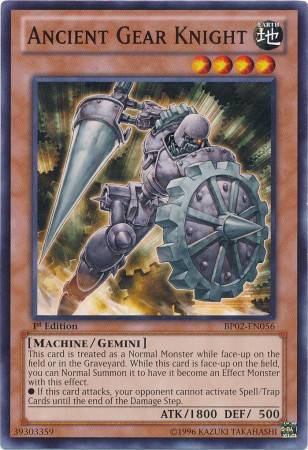Cavaleiro do Mecanismo Antigo / Ancient Gear Knight (#SR03-EN009)