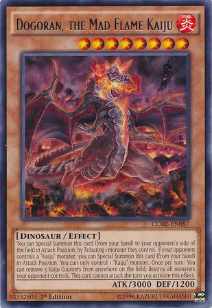 Dogoran, o Kaiju Louco das Chamas / Dogoran, the Mad Flame Kaiju (#OP05-EN004)