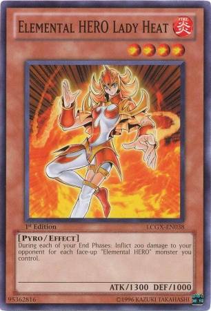 Herói Elementar Dama do Calor / Elemental HERO Lady Heat (#LCGX-EN038)