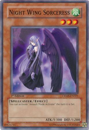 Night Wing Sorceress (#CRMS-EN025)