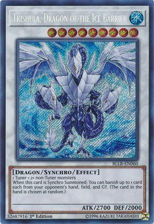 Trishula, o Dragão da Barreira de Gelo / Trishula, Dragon of the Ice Barrier (#BLLR-EN060)