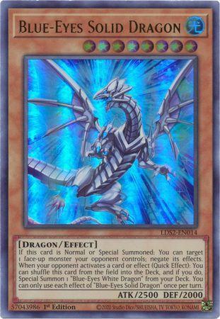 Dragão Sólido de Olhos Azuis / Blue-Eyes Solid Dragon (#LED3-EN002)