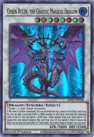 Governante do Caos, o Dragão Mágico Caótico / Chaos Ruler, the Chaotic Magical Dragon (#MP21-EN128)