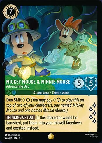 Mickey Mouse & Minnie Mouse - Adventuring Duo 99