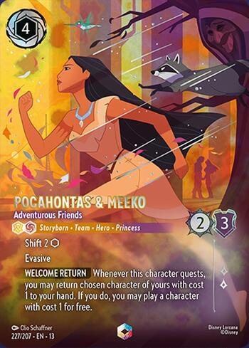 Pocahontas & Meeko - Adventurous Friends (Enchanted) 227