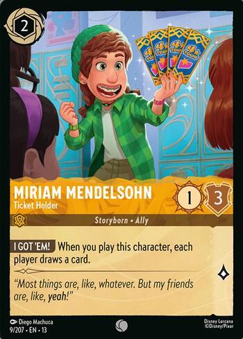 Miriam Mendelsohn - Ticket Holder 9