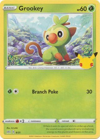 Cards Pokémon 25 anos McDonald's 2021 Cartas Tcg