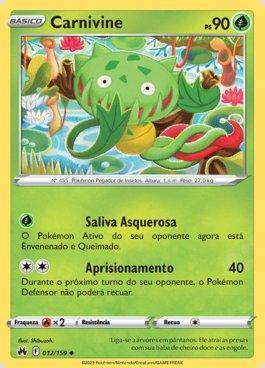 Carta Pokemon Charjabug Radiante Realeza absoluta