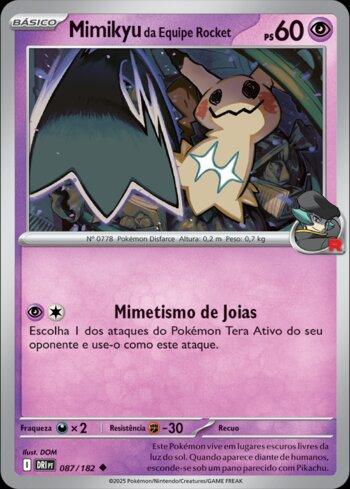 Mimikyu da Equipe Rocket