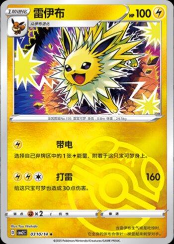 Jolteon (B)(Master Ball Holo) (#0310-14/140)