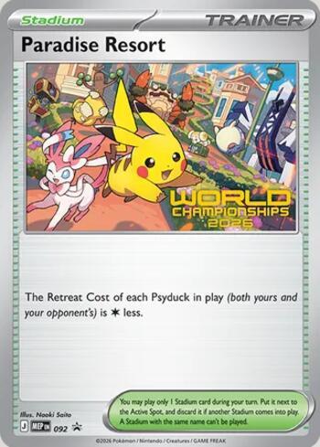 Paradise Resort (2026 Pokémon World Championships) (#092/∞)