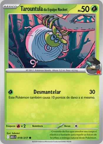 Tarountula da Equipe Rocket 018/217