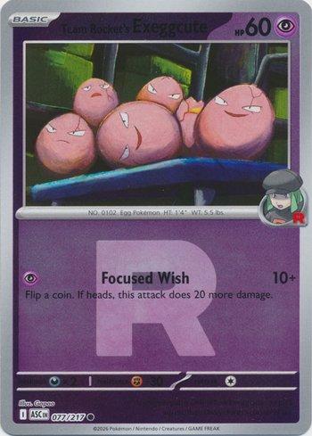Exeggcute da Equipe Rocket