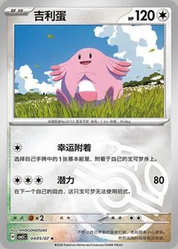 Chansey (Master Ball Holo) (#0405-07/196)