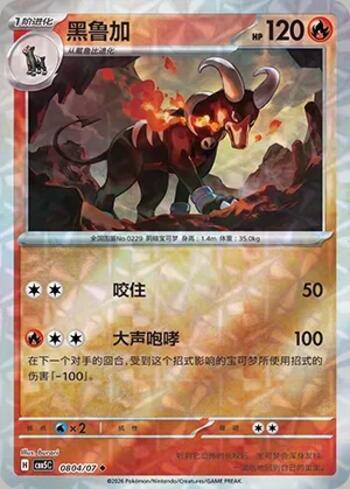 Houndoom (Prismatic Foil) (#0804-07/196)