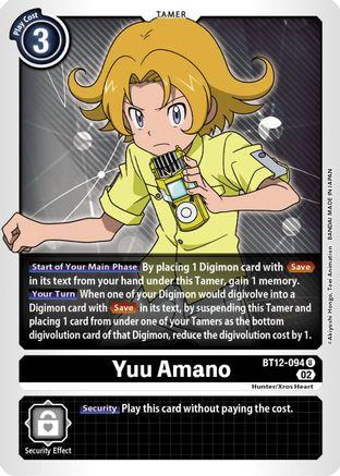 yuu★ Yuu Amano (BT12-094) | Busca de Cartas | LigaDigimon