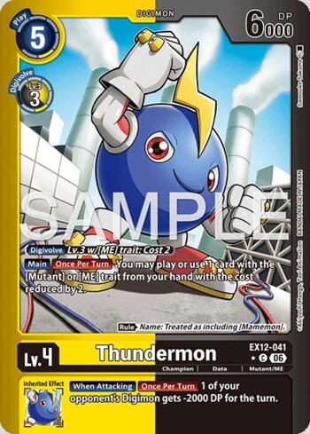 Thundermon (Limited Foil) (#EX12-041-LM) | Tamer Shop Hobby Store