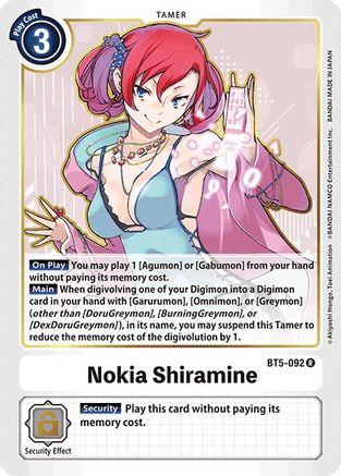 Nokia Shiramine (BT5-092) | Busca de Cartas | LigaDigimon