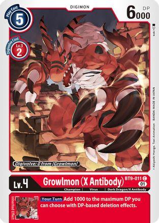 Growlmon (X Antibody) (#BT9-011)