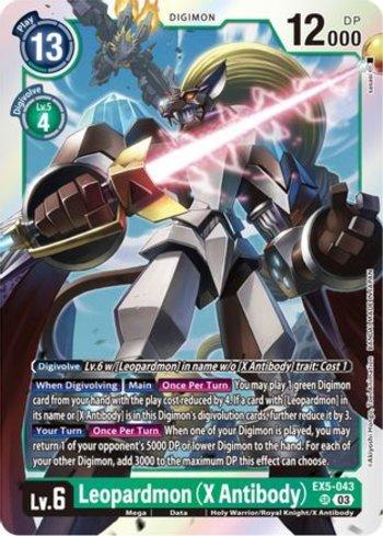 Leopardmon (X Antibody) (EX5-043) | Busca de Cartas | LigaDigimon