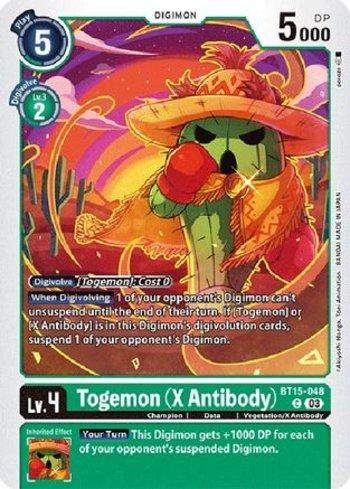 Togemon (X Antibody) (BT15-048) | Busca de Cartas | LigaDigimon