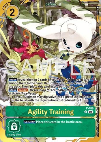 Agility Training (Premium Card Collection -Digimon Training Set