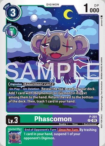 Phascomon (Store Tournament 2025 Vol.4 Participation Pack) (#P-201