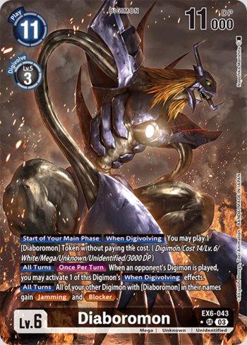 Diaboromon (Alternate Art) (EX6-043-AA) | Busca de Cartas