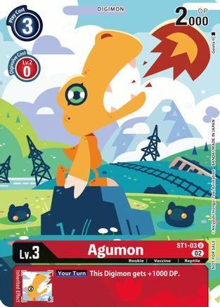Agumon (Digimon Illustration Competition Pack) (#ST1-03-IC)
