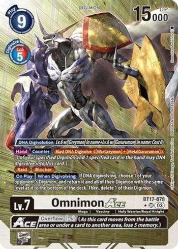 Omnimon ACE (Alternate Art) (BT17-078-AA) | Busca de Cartas