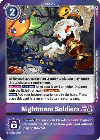 Nightmare Soldiers (Limited Foil) (EX8-071-LF) | Busca de Cartas