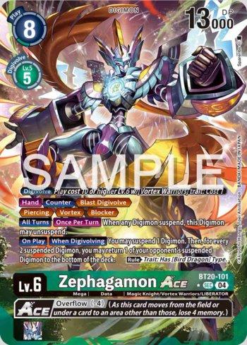 Zephagamon ACE (Alternate Art) (BT20-101-AA) | Busca de Cartas